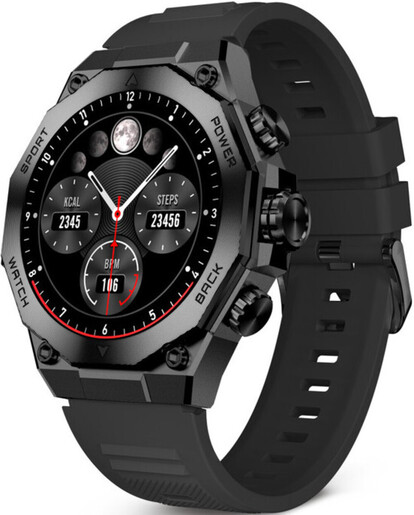 KSIX smartwatch Titanium crni, pametni sat
