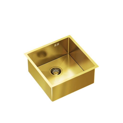 Quadron sudoper PAUL + nano PVD zlato, podugradbeni