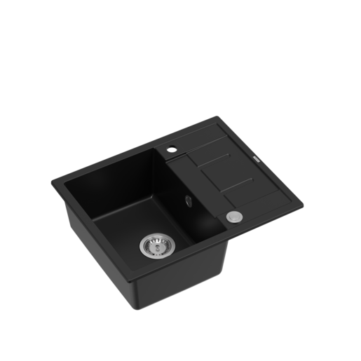 Quadron sudoper MORGAN 116, čisto crna/čelik s daljinskim upravljanjem