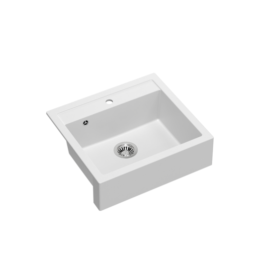 Quadron sudoper BILL 110, snježno bijela/čelik