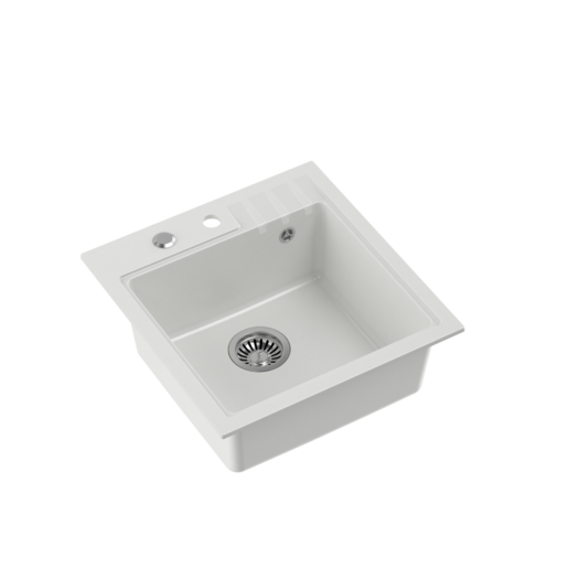 Quadron sudoper PETER 110, snježno bijela/čelik