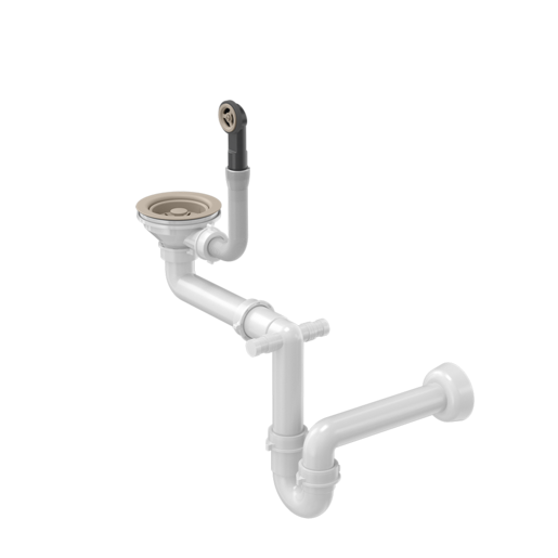 Quadron ručni odvod za granit sudopere s 1 posudom, riječni pijesak