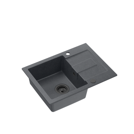 Quadron sudoper CHRISTIAN 116, crna s uzorkom/čisto crna