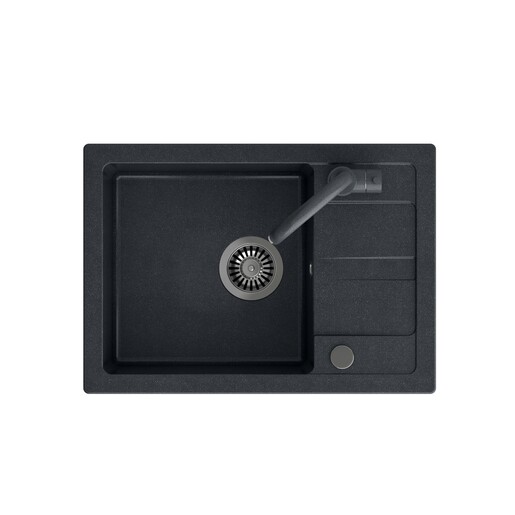 Quadron set GO SMART, crna s uzorkom