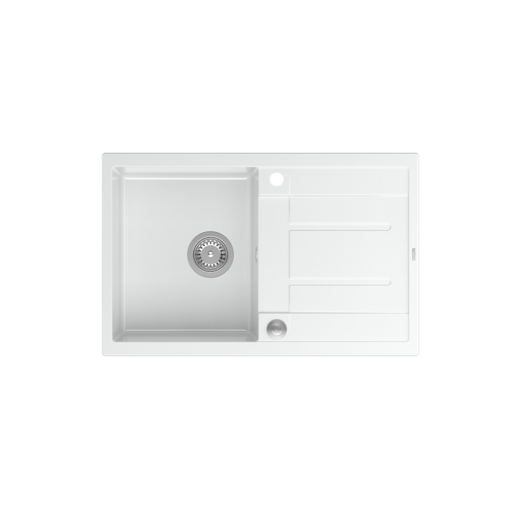 Quadron sudoper MORGAN 111, snježno bijela/čelik s daljinskim upravljanjem