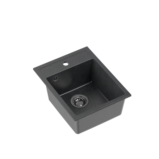 Quadron sudoper JOHNNY 90, crna s uzorkom/čelik