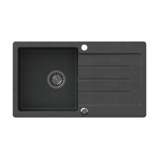 Quadron sudoper JOHNNY 111, crna s uzorkom/čelik