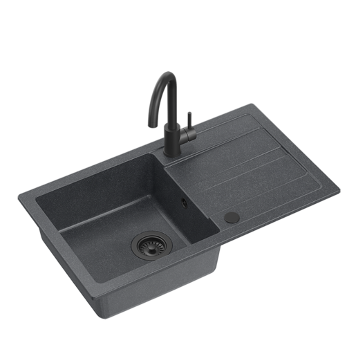 Quadron set GO MAX VERY BLACK, crna s uzorkom