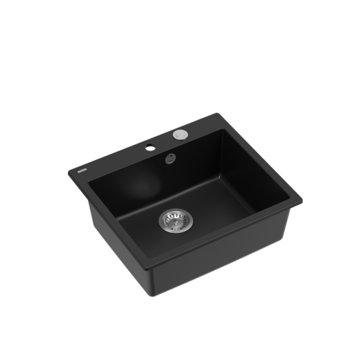 Quadron sudoper MORGAN 110, čisto crna/čelik s daljinskim upravljanjem