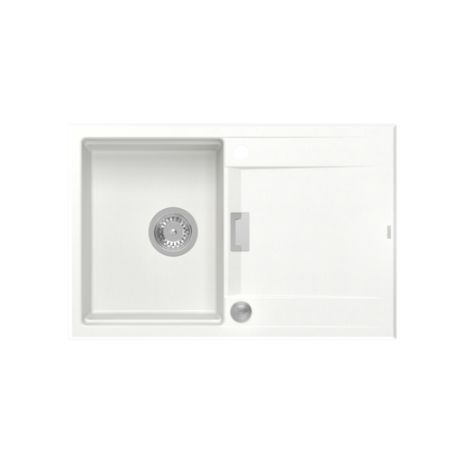 Quadron sudoper OWEN 111, snježno bijela/čelik s daljinskim upravljanjem