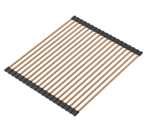 Quadron ROLLMAT rolo ocjedna mreža, bakar/crna, 430x320 mm