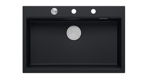 Quadron sudoper MARC WORKSTATION, čisto crna/čelik s daljinskim upravljanjem