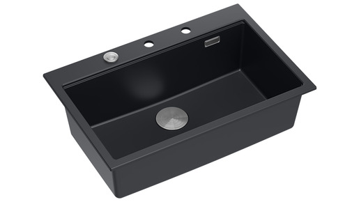 Quadron sudoper MARC WORKSTATION, čisto crna/čelik s daljinskim upravljanjem