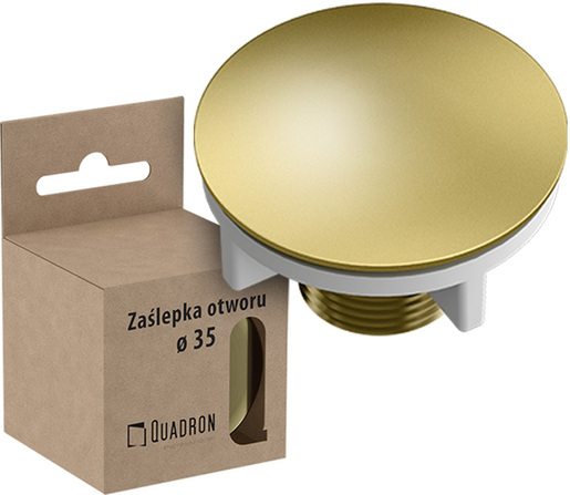 Quadron PLUG umetak za reverzibilni otvor, nano PVD zlato