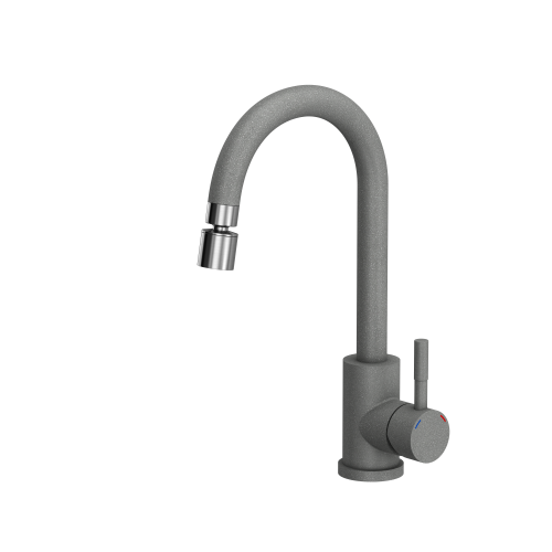 Quadron AERATOR perlator pomični 2-funkcijski s funkcijom tuširanja, čelik