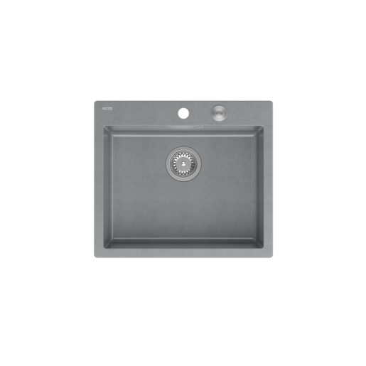 Quadron sudoper MORGAN 110, srebrno siva/čelik s daljinskim upravljanjem