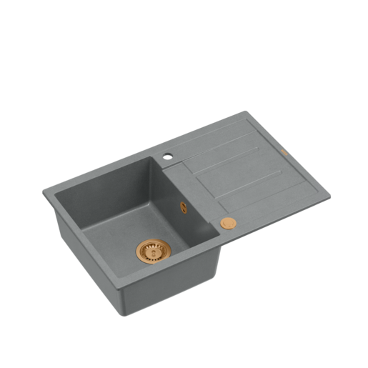 Quadron sudoper MORGAN 111 + nano PVD srebrno siva/bakar s daljinskim upravljanjem