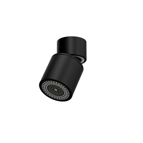 Quadron AERATOR perlator pomični 2-funkcijski s funkcijom tuširanja, crni