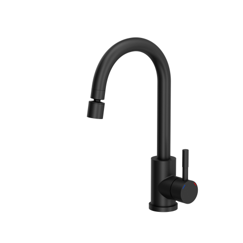 Quadron AERATOR perlator pomični 2-funkcijski s funkcijom tuširanja, crni