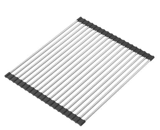 Quadron ROLLMAT rolo ocjedna mreža, čelik/crna, 380x320 mm
