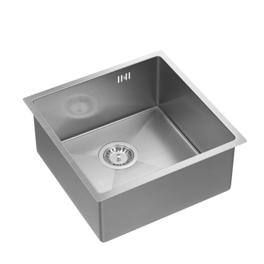 Quadron sudoper PAUL, brušeni čelik