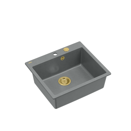 Quadron sudoper MORGAN 110 + nano PVD srebrno siva/zlato s daljinskim upravljanjem