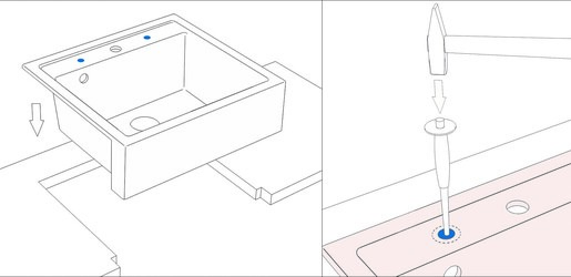 Quadron sudoper BILL 110, antracit/čelik