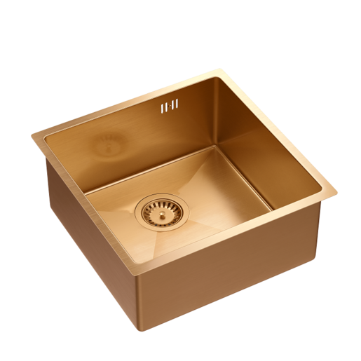 Quadron sudoper PAUL + nano PVD bakar, podugradbeni