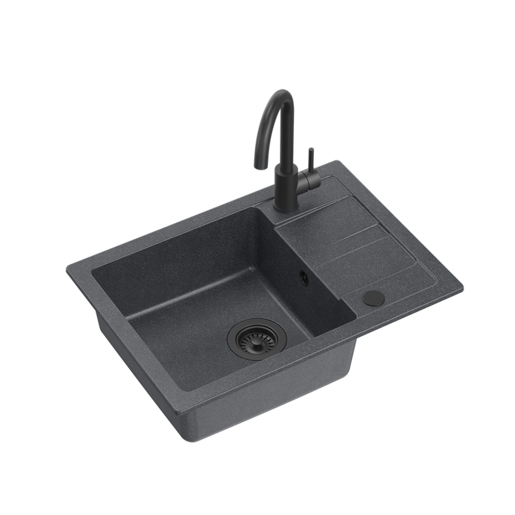 Quadron set GO SMART VERY BLACK, crna s uzorkom