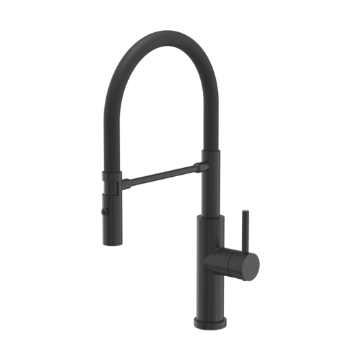 Quadron slavina ANDY, čisto crna/crna cijev