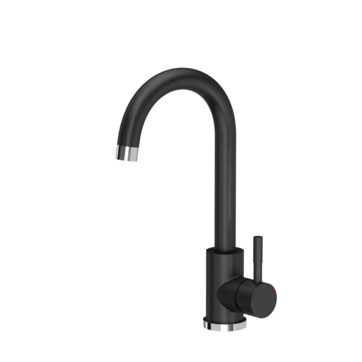 Quadron slavina KATE, crna s uzorkom