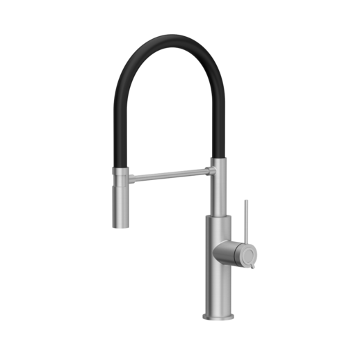 Quadron slavina GEMMA, čelik/crna cijev