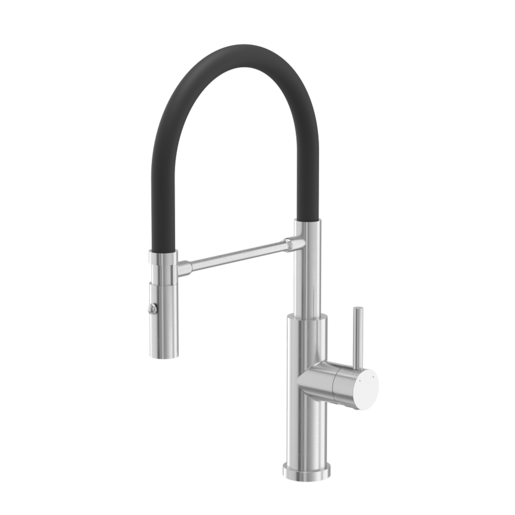 Quadron slavina ANDY, čelik/crna cijev