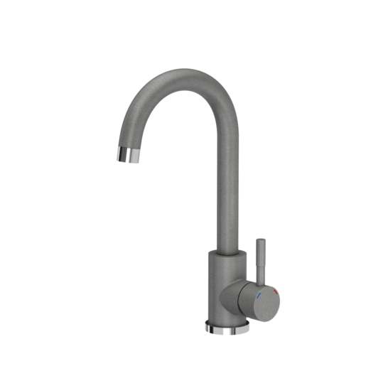 Quadron slavina KATE, srebrno siva