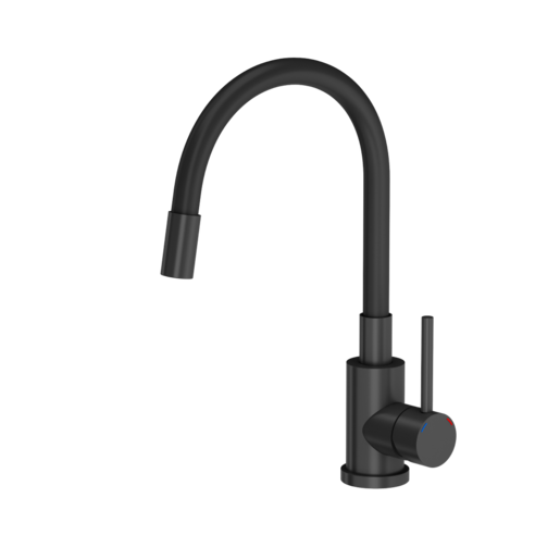 Quadron slavina MAGGIE, čisto crna/crna cijev