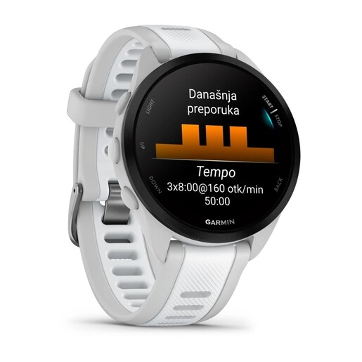 Garmin Forerunner 165 Music Mist Grey Whitestone, 010-02863-31, pametni sat