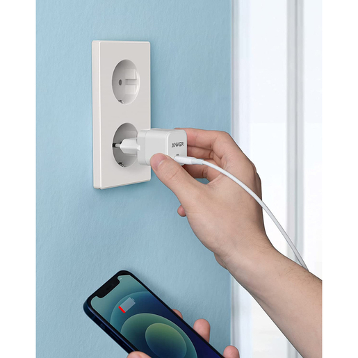 Anker Powerport III 20W USB-C zidni punjač, bijeli