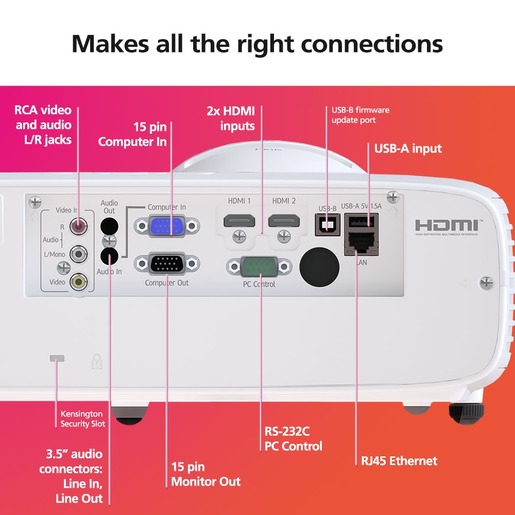 RICOH projektor PJ WUL5A40ST, 3LCD, WUXGA, 4500Lm, 432679