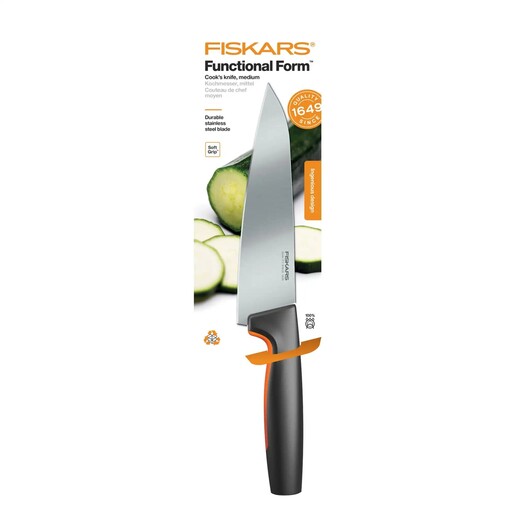 FISKARS kuharski nož Functional Form, srednji, 17 cm (1057535)