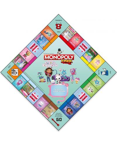 Monopoly Junior - Gabby's Dollhouse, hrvatsko izdanje
