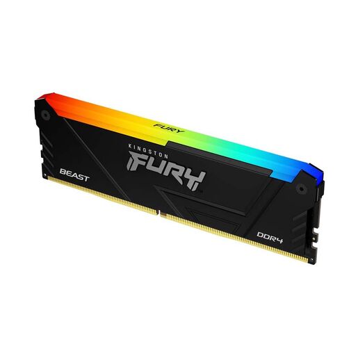 Memorija Kingston 16GB DDR4 3200MHz, FURY Beast RGB, U-DIMM (KF432C16BB2A/16)