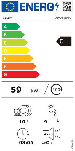 Candy perilica posuđa CF0C7SB0FX