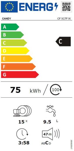 Candy perilica posuđa CF 5C7F1X
