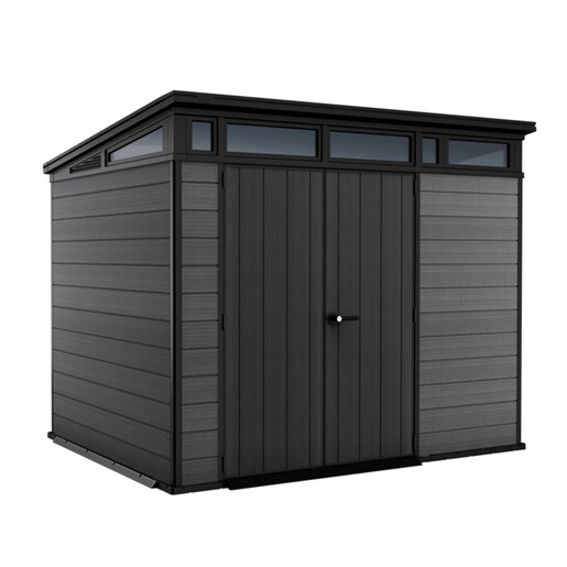 KETER vrtna kućica Cortina 9x7,  siva