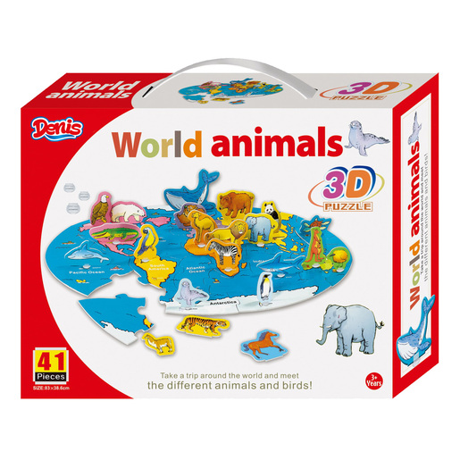 3D Puzzle Životinje svijeta