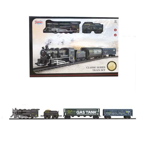 Željeznički set - parna lokomotiva na baterije, 74.4 cm