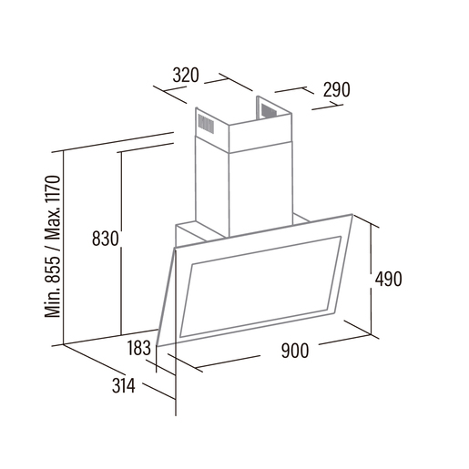 Cata napa Thalassa 900XGGR /F