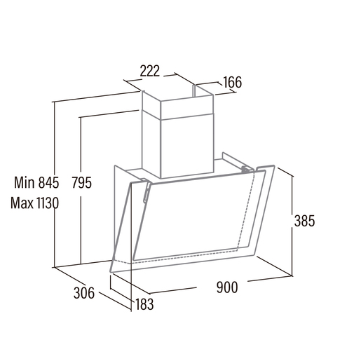 Cata napa Valto 900 XGBK