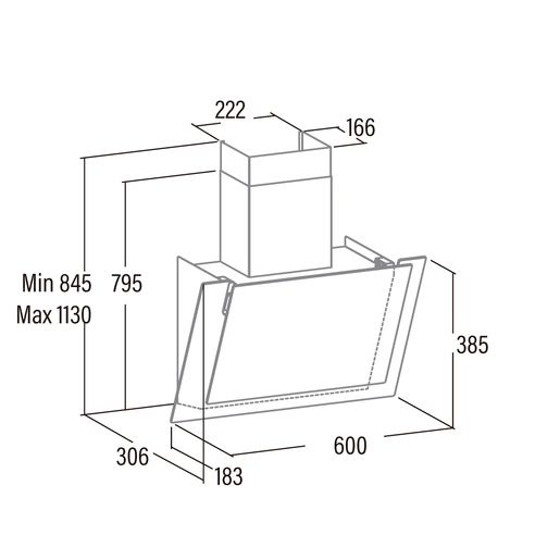 Cata napa Valto 600 XGBK