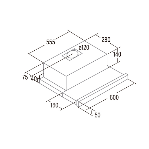 Cata napa TF-2003 600 GBK /B